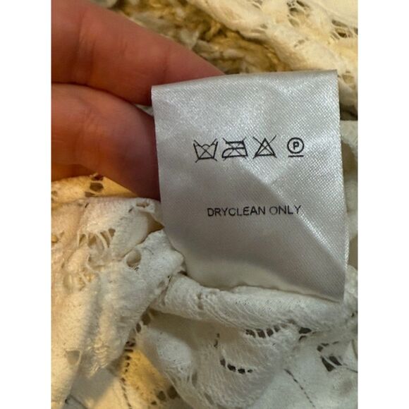 Misha Collection Long Sleeve Lace Bodysuit XS Ivory White Designer Australian - Picture 10 of 10